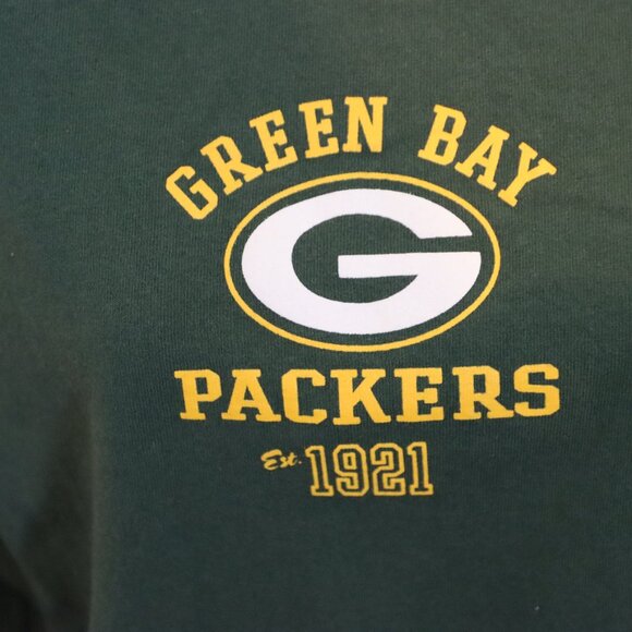 Green Bay Packers Long Sleeve Tee NFL Team Apparel Womens Cotton - Picture 10 of 11